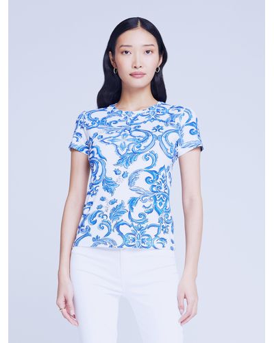 L'Agence T-shirts for Women | Online Sale up to 70% off | Lyst