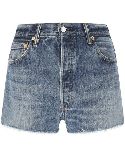 RE/DONE Re Done Shorts - Blue
