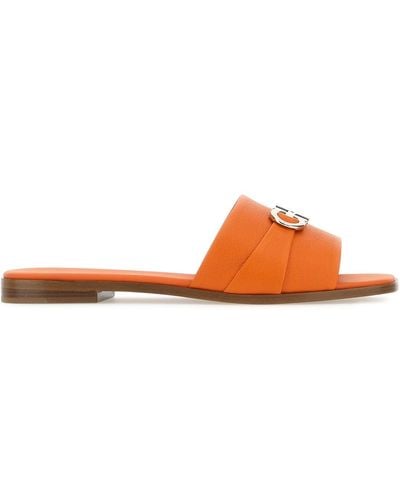 Ferragamo Slippers - Orange