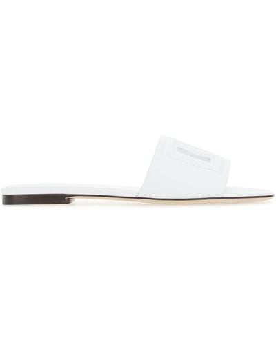 Dolce & Gabbana Slippers - White