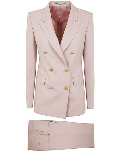 Tagliatore Parigi10 Double Breasted Suit - Multicolour