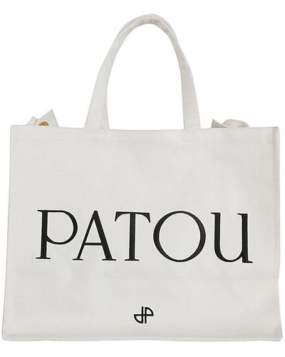 Patou Large Tote Bag - White