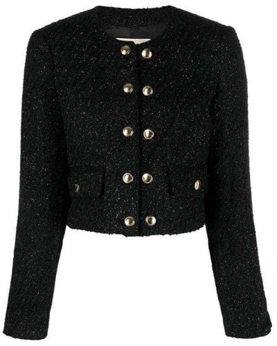 MICHAEL Michael Kors Tweed Blazer - Black