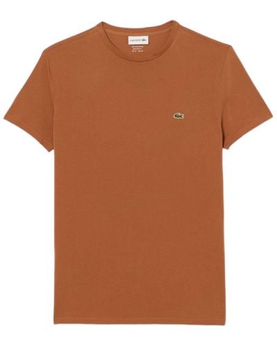 Lacoste T-Shirts - Brown