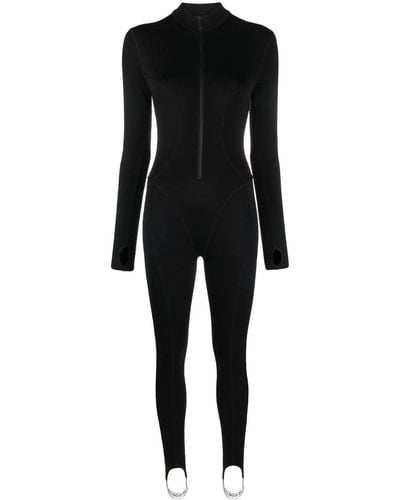 Wolford Wolfrod Thermal Long-sleeve Jumpsuit - Black