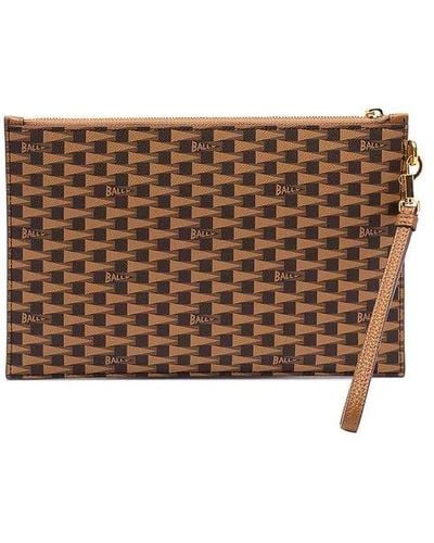 Bally Clutches - Brown