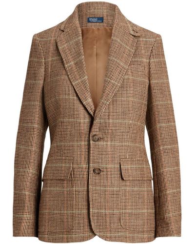 Polo Ralph Lauren Striped Jacket - Brown