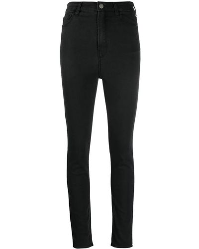 Emporio Armani High-waist Skinny-cut Jeans - Black