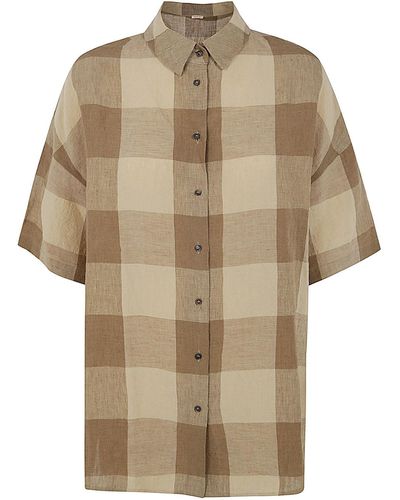 A PUNTO B Short Sleeves Shirt - Natural