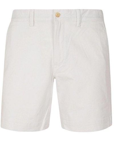 Polo Ralph Lauren Shorts Con Logo - Bianco