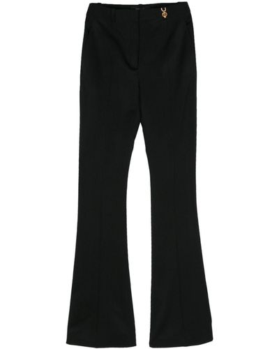 Versace Stretch Wool Pant Clothing - Black