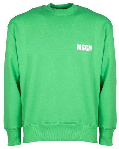 MSGM Sweatshirts - Green
