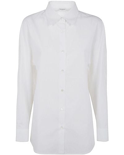 Dries Van Noten 00760 Casio 8328 Shirts - White