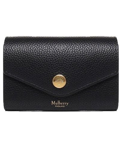 Mulberry Leather Multi-card Wallet - Black