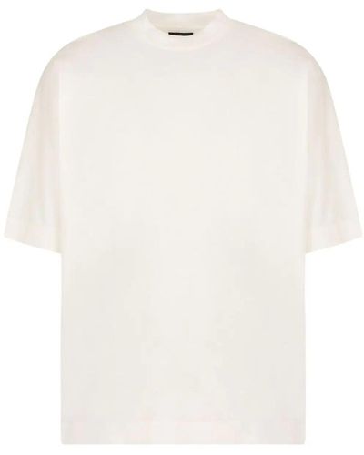 Emporio Armani Crew Neck Relaxed-fit T-shirt - White