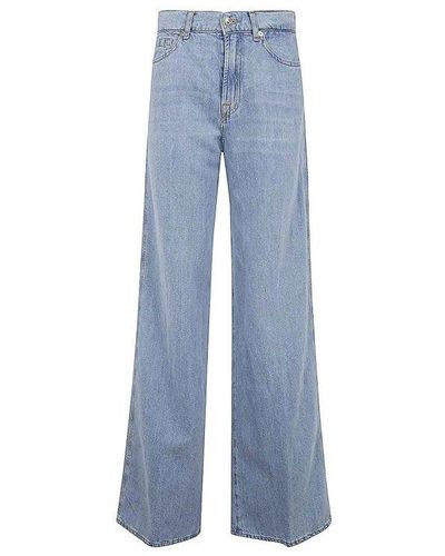 7 For All Mankind Straight - Blue