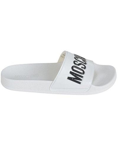 Moschino Flip Flops - White