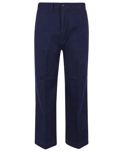 Polo Ralph Lauren Cotton Straight Leg Pants - Blue