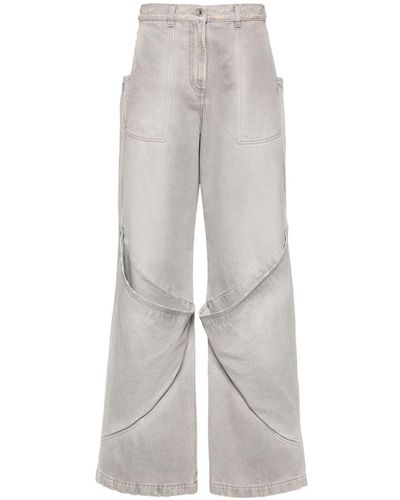The Attico Vintage Long Trousers - Grey
