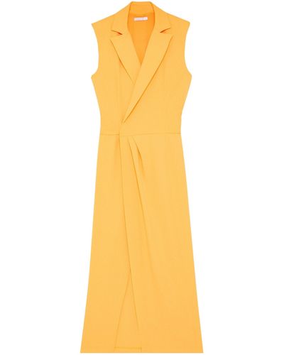 Patrizia Pepe Midi Dresses - Yellow