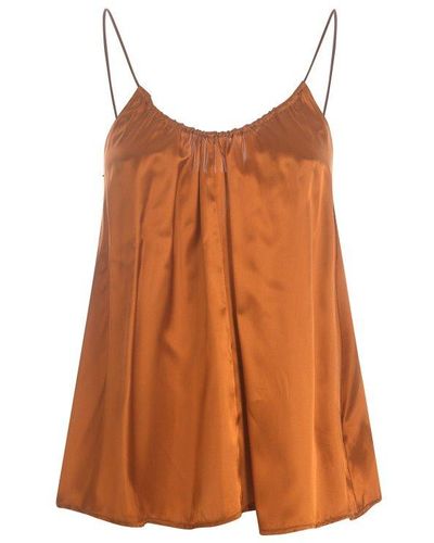 Forte Forte Strong Top In Viscose - Brown