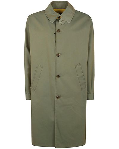 Comme des Garçons Trench With Lining - Green