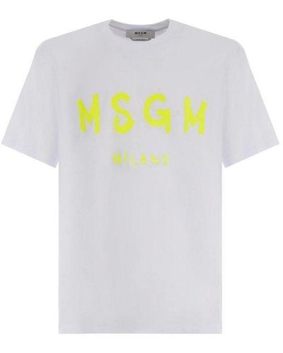 MSGM T-Shirt - Bianco