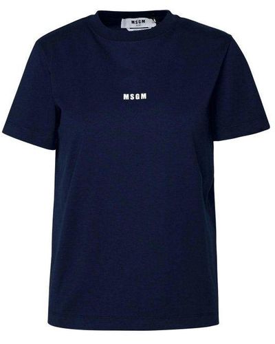 MSGM T-Shirts - Blue