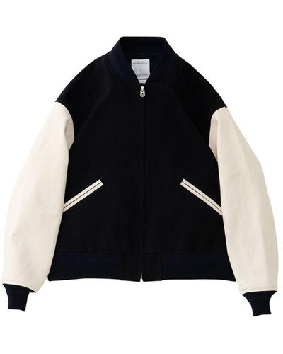 Visvim Vsvm Varsity Jacket - Black