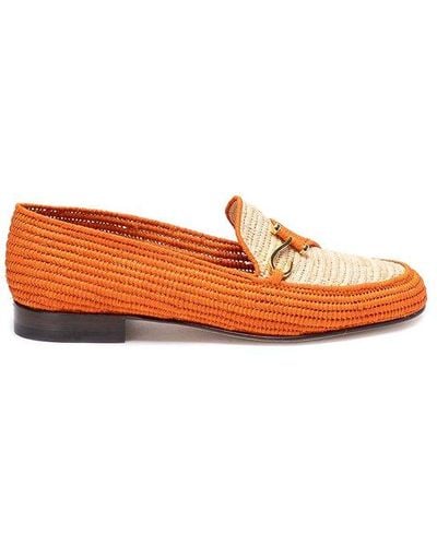 Edhen Milano Loafers - Orange