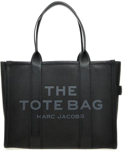 Marc Jacobs Borsa 'The Leather Large Tote Bag' - Nero