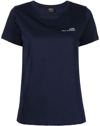 A.P.C. Item F T-Shirt - Blue