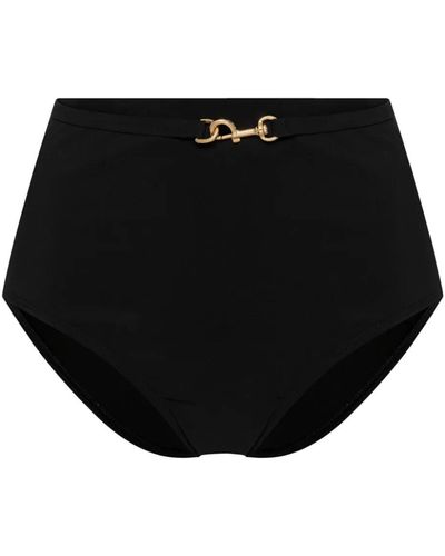 Tory Burch Clip Bikini Bottom - Black