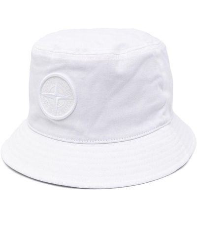 Stone Island Bucket Hat - White