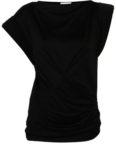 Isabel Marant Maisan Cotton T-Shirt - Black