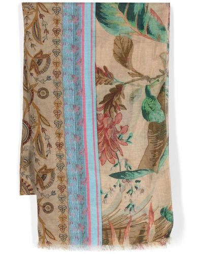 Pierre Louis Mascia Hawn Wash 65X190 Scarf - Multicolour