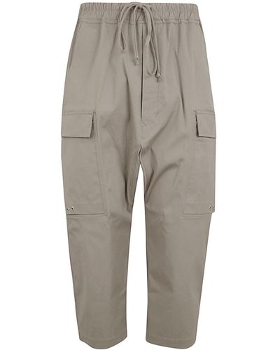 Rick Owens Cargo Cropped Trousers - Grey