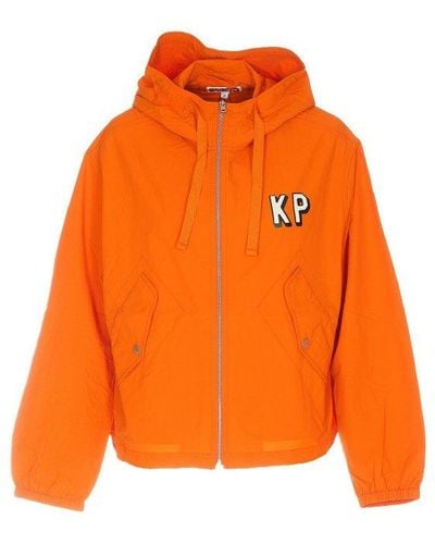 KENZO Zipped Hoodie - Orange