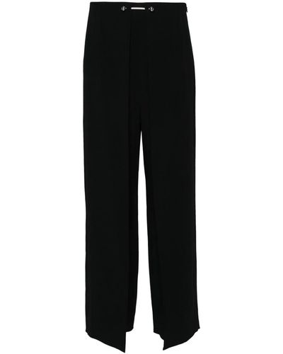 Emporio Armani Pants With Piercing - Black