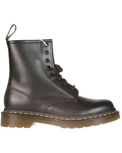 Dr. Martens Round-toe Lace-up Ankle Boots - Brown