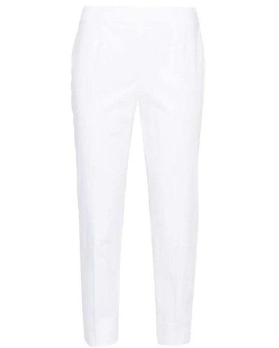 Peserico Straight Leg Trousers - White