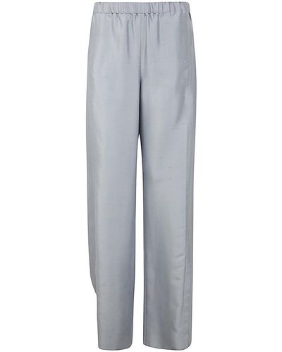 Giorgio Armani Shantung Trousers - Grey
