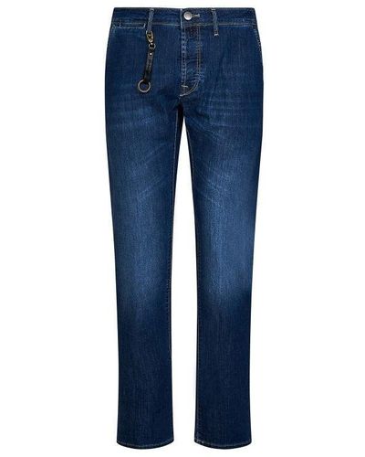 Incotex Jeans Slim Fit Medio - Blu