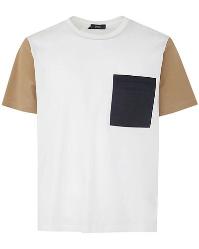 Herno T-Shirt With Pocket - White
