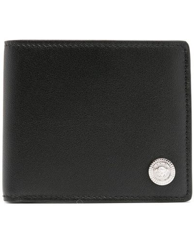 Versace Bi-Fold Wallet Calf - Black