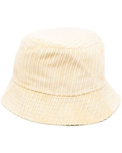 Isabel Marant Corduroy Bucket Hat - Natural
