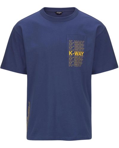 K-Way T-Shirt - Blue