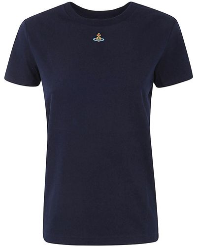 Vivienne Westwood Orb Peru` T-Shirt - Blue