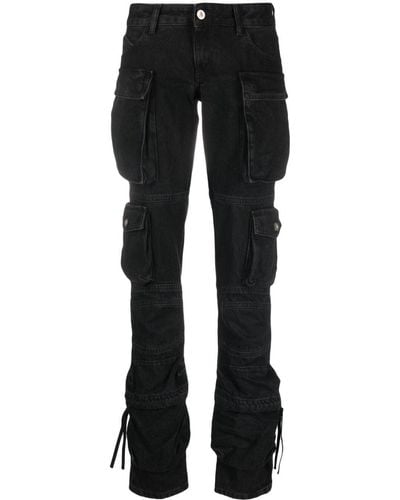 The Attico Essie Long Trousers - Black