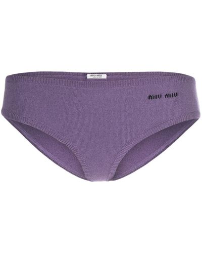 Miu Miu Slip - Purple